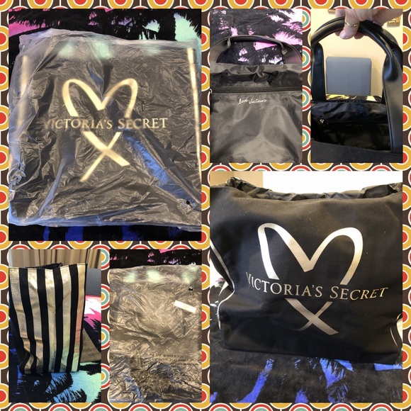 Victoria's Secret Handbags - BNWT Victoria’s Secret Black Oversized Tote
